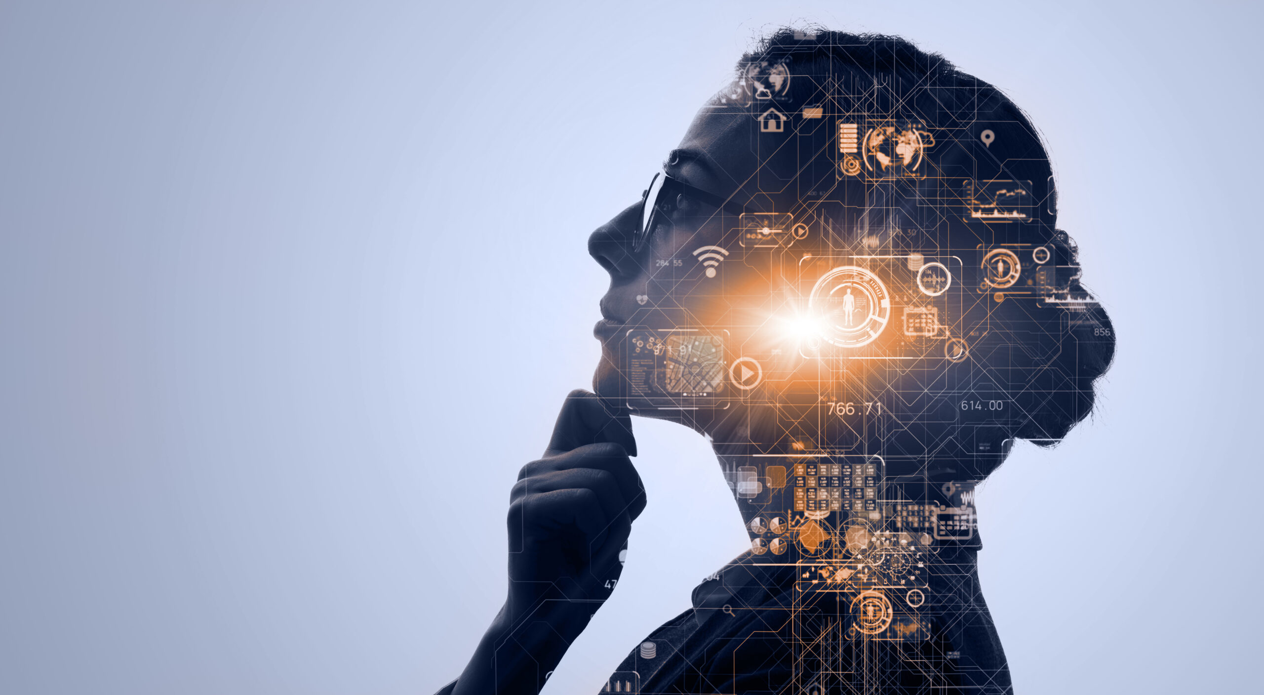 A Tech Woman thinking about DIGITAL TECH CONSULTING