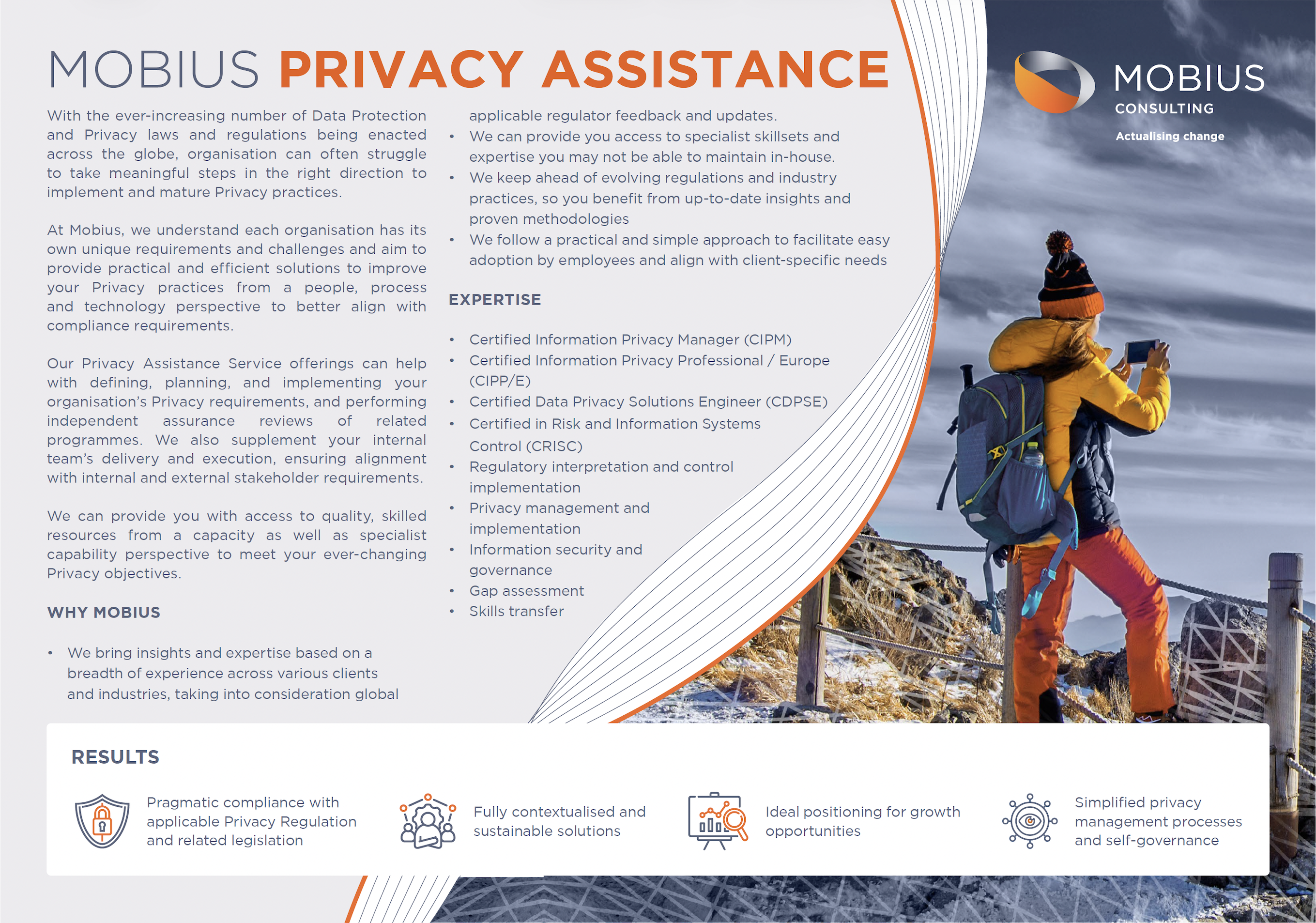 Privacy Assistance Services | Data Privacy Consulting & Compliance – Mobius Consulting
