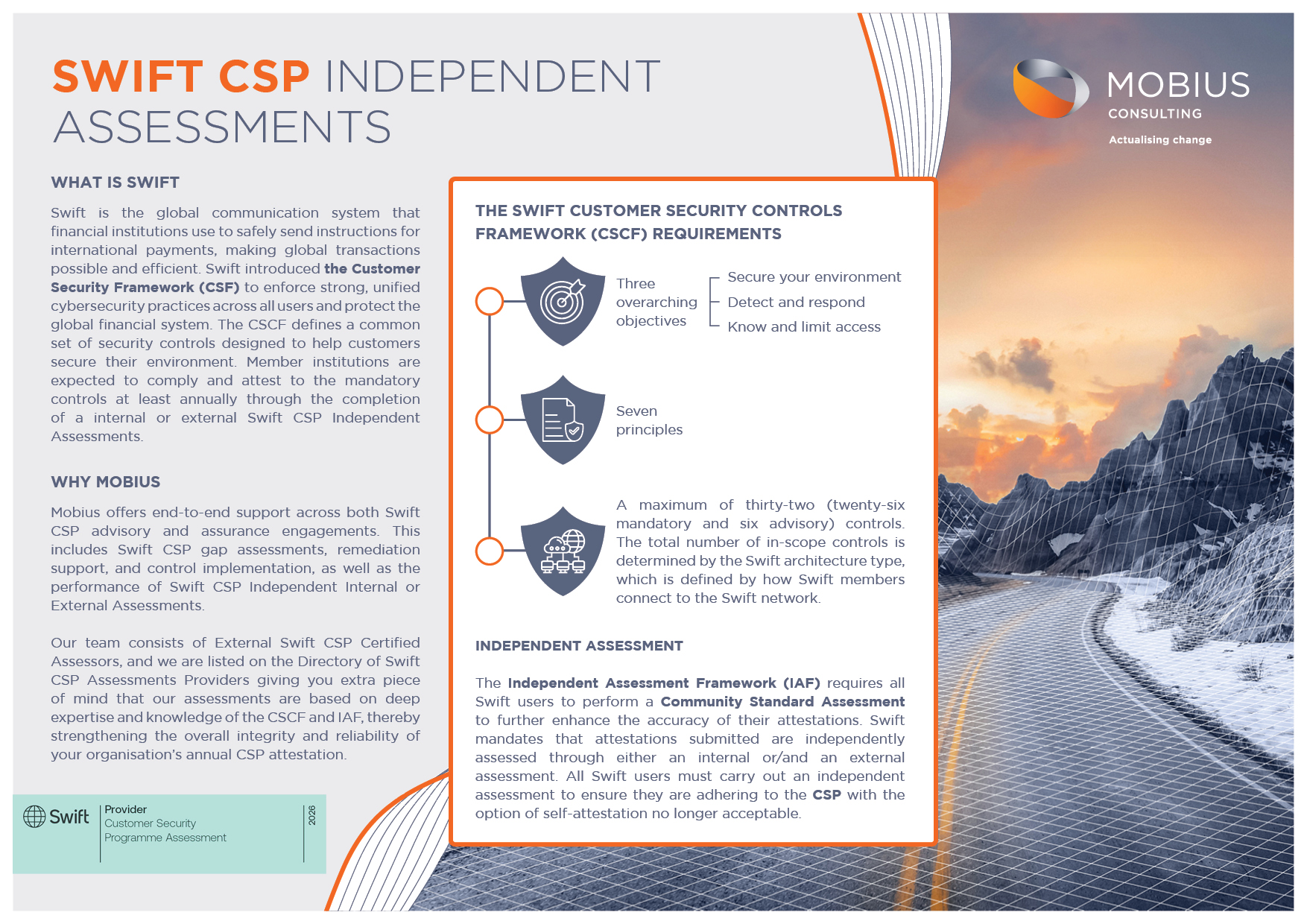 MC - Swift CSP Independent Assessments infosheet